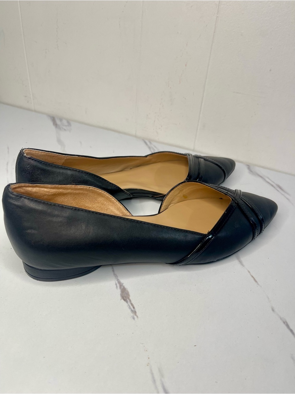 Naturalizer Women's Black Paden Pump - flats Pointed Toes Dressy Shoes Size 7.5M - Picture 4 of 9